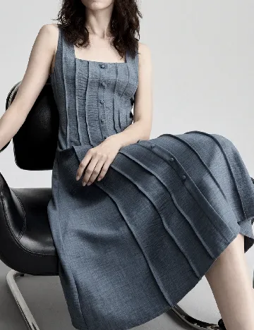 Rochie medie Ontre, albastru