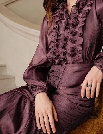 Rochie lunga Savoree, pruna