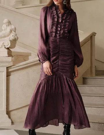 Rochie lunga Savoree, pruna
