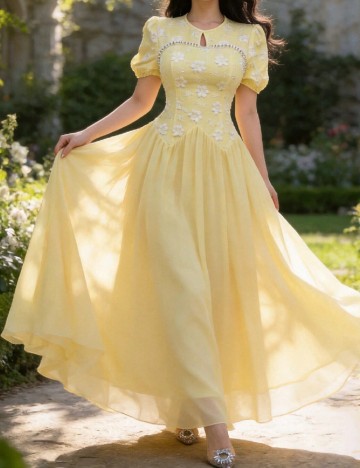 Rochie lunga SHEIN, galben