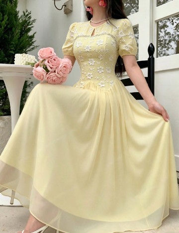 Rochie lunga SHEIN, galben