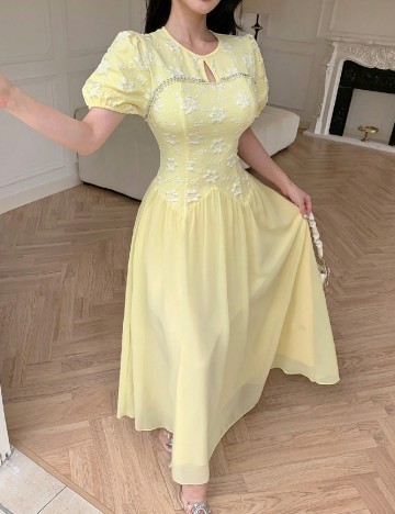 Rochie lunga SHEIN, galben