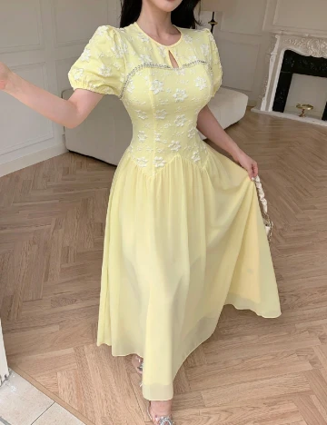 Rochie lunga SHEIN, galben