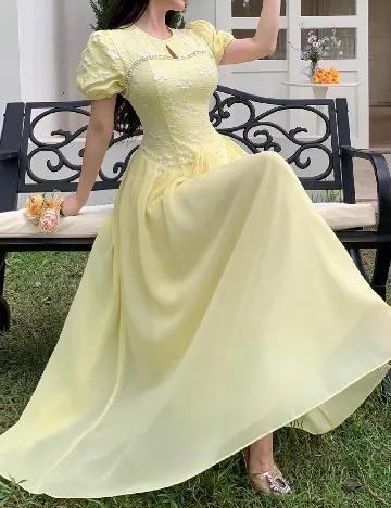 Rochie lunga SHEIN, galben