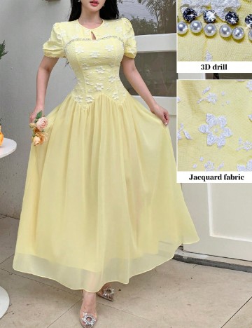 Rochie lunga SHEIN, galben