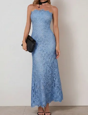 Rochie lunga Cosmina, albastru