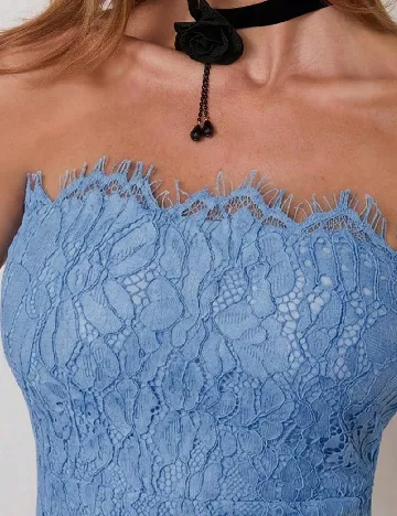 Rochie lunga Cosmina, albastru
