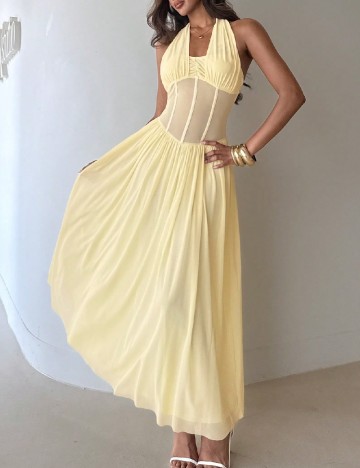 Rochie lunga SHEIN, galben