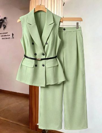 Compleu SHEIN CURVE, verde