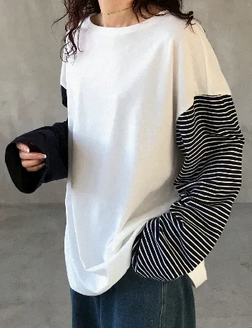 Bluza Friful, alb