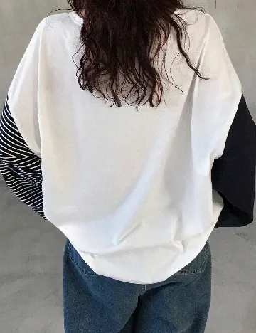 Bluza Friful, alb