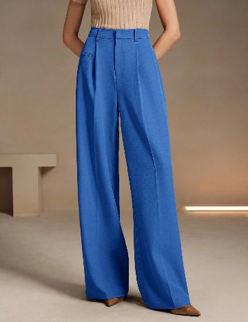 Pantaloni SHEIN, albastru