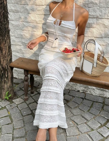 Rochie lunga SHEIN, alb