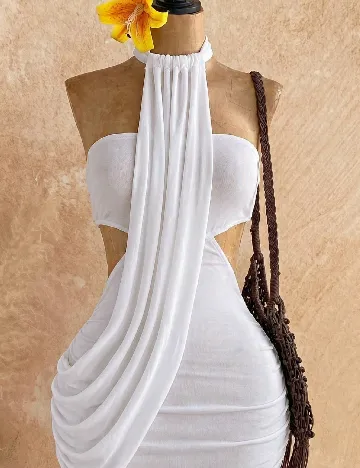 Rochie scurta SHEIN, alb
