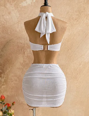 Rochie scurta SHEIN, alb