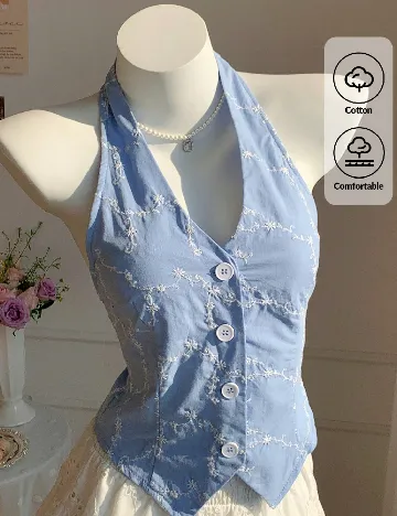 Top SHEIN, albastru