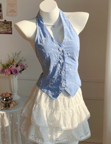 Top SHEIN, albastru