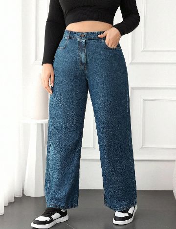 Blugi SHEIN CURVE, albastru