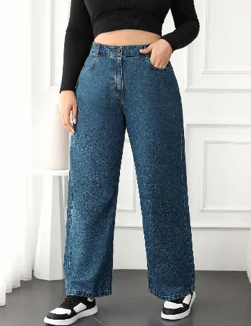 Blugi SHEIN CURVE, albastru
