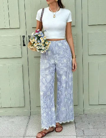 Pantaloni SHEIN, albastru