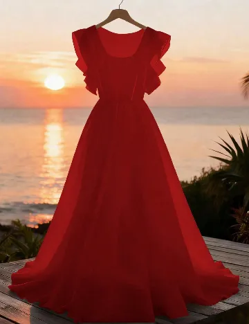Rochie lunga SHEIN, rosu