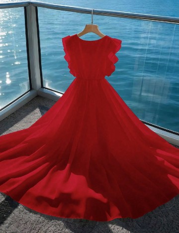 Rochie lunga SHEIN, rosu