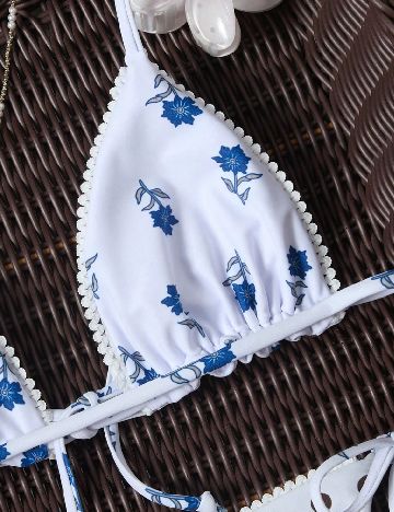 Costum de baie SHEIN, alb