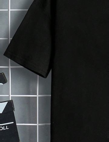 Tricou Shein Kids, negru