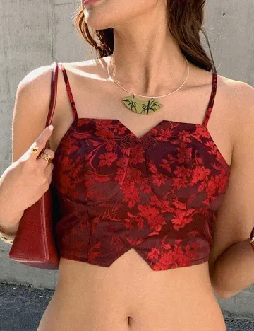 Top SHEIN, rosu