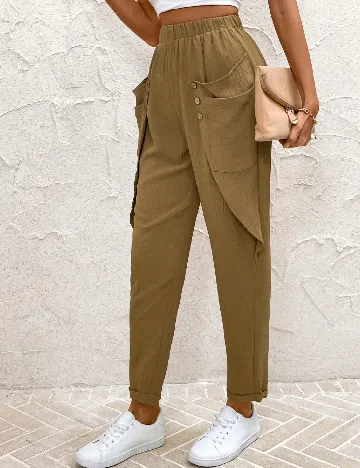 Pantaloni SHEIN, maro