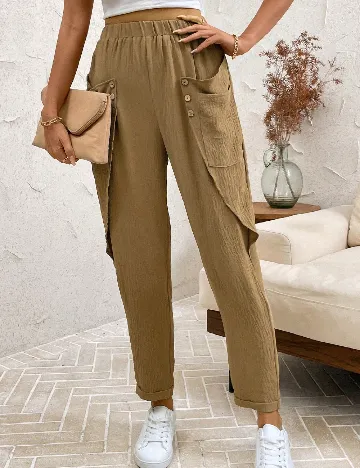 Pantaloni SHEIN, maro