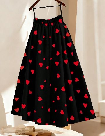 Fusta SHEIN CURVE, negru