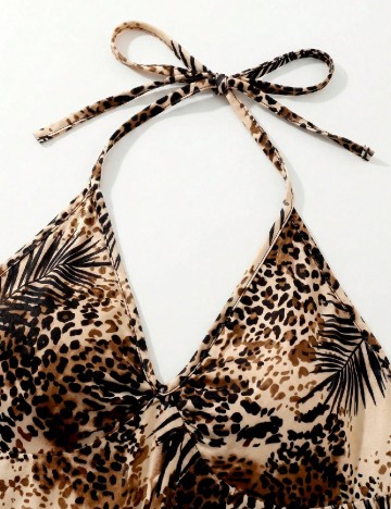 Rochie lunga SHEIN, animal print