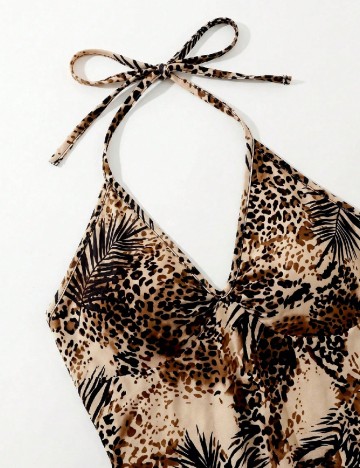 Rochie lunga SHEIN, animal print