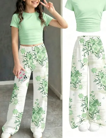 Compleu Shein Kids, verde