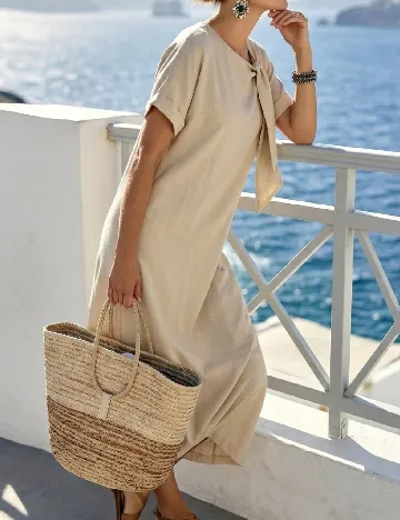 Rochie lunga SHEIN, bej