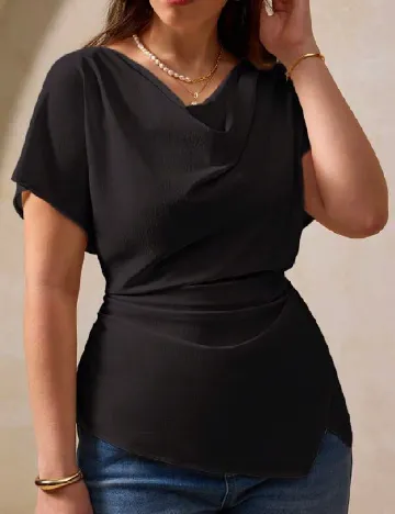 Bluza SHEIN CURVE, negru