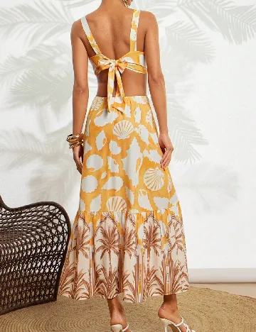 Rochie medie SHEIN, galben