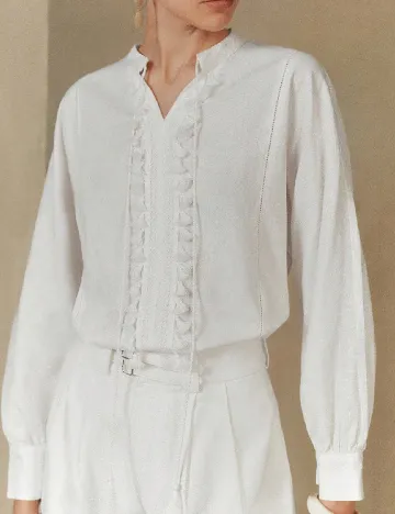 Bluza Arave, alb