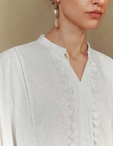 Bluza Arave, alb