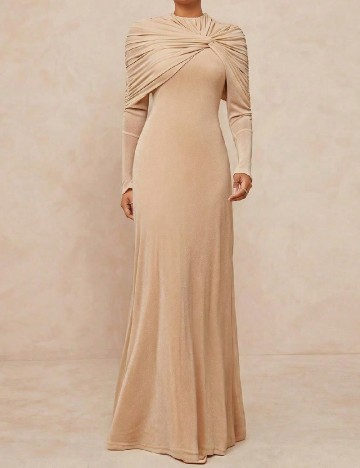 Rochie lunga SHEIN, crem