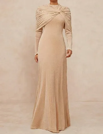 Rochie lunga SHEIN, crem