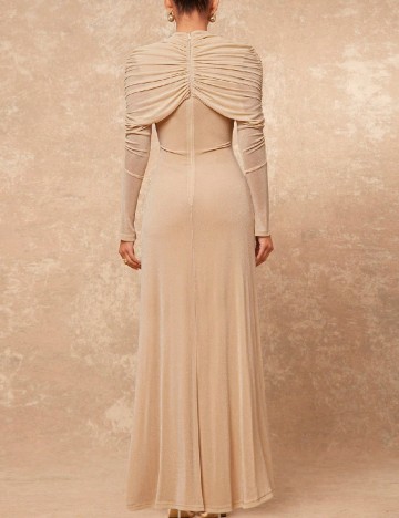 Rochie lunga SHEIN, crem