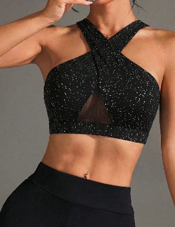 Bustiera SHEIN, negru