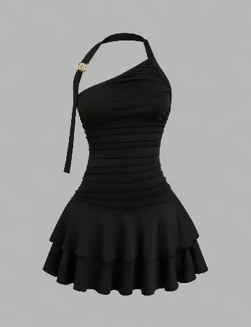 Rochie scurta SHEIN CURVE, negru