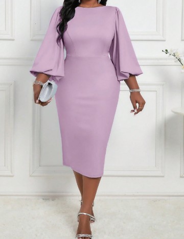 Rochie medie SHEIN CURVE, mov