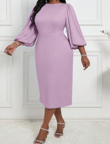 Rochie medie SHEIN CURVE, mov