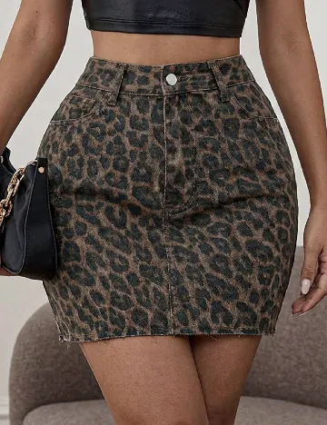 Fusta SHEIN, animal print