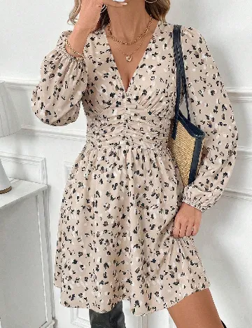Rochie scurta SHEIN, bej