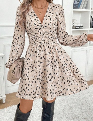 Rochie scurta SHEIN, bej